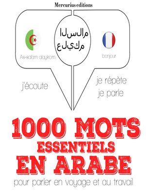 cover image of 1000 mots essentiels en arabe